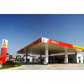 Acier Frame Gas Station Canopy